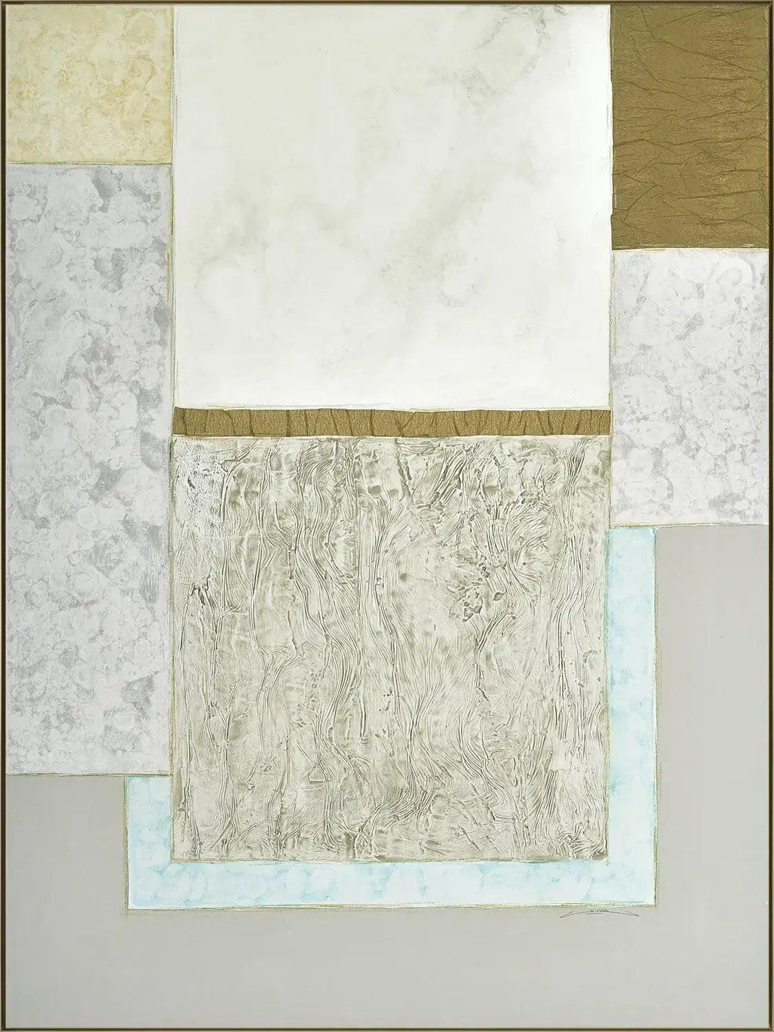 Gold Paper 02 — David Siver, sztuka współczesna, widok 1