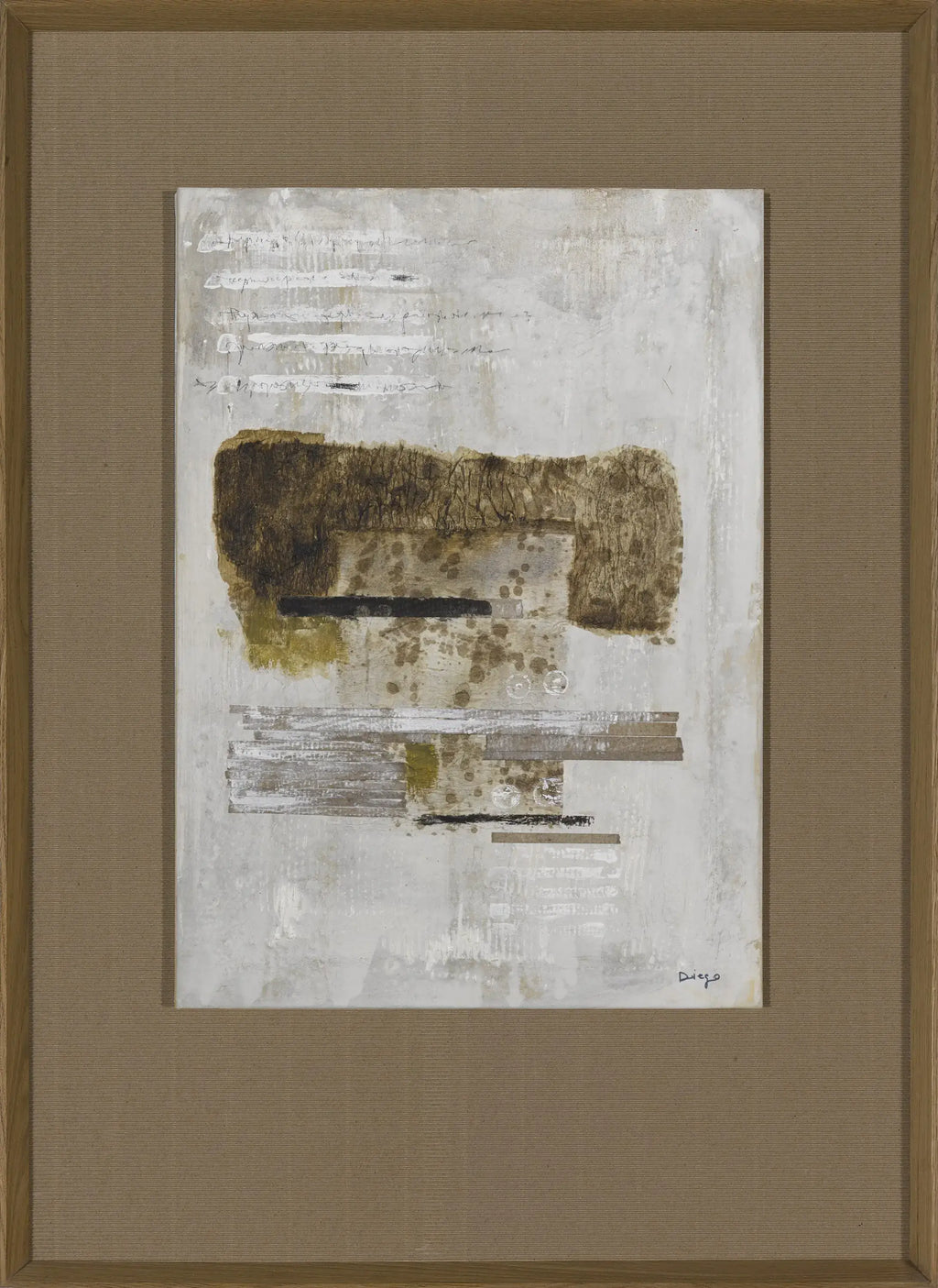Carta blanca I — Diego Serra, sztuka współczesna, widok 1