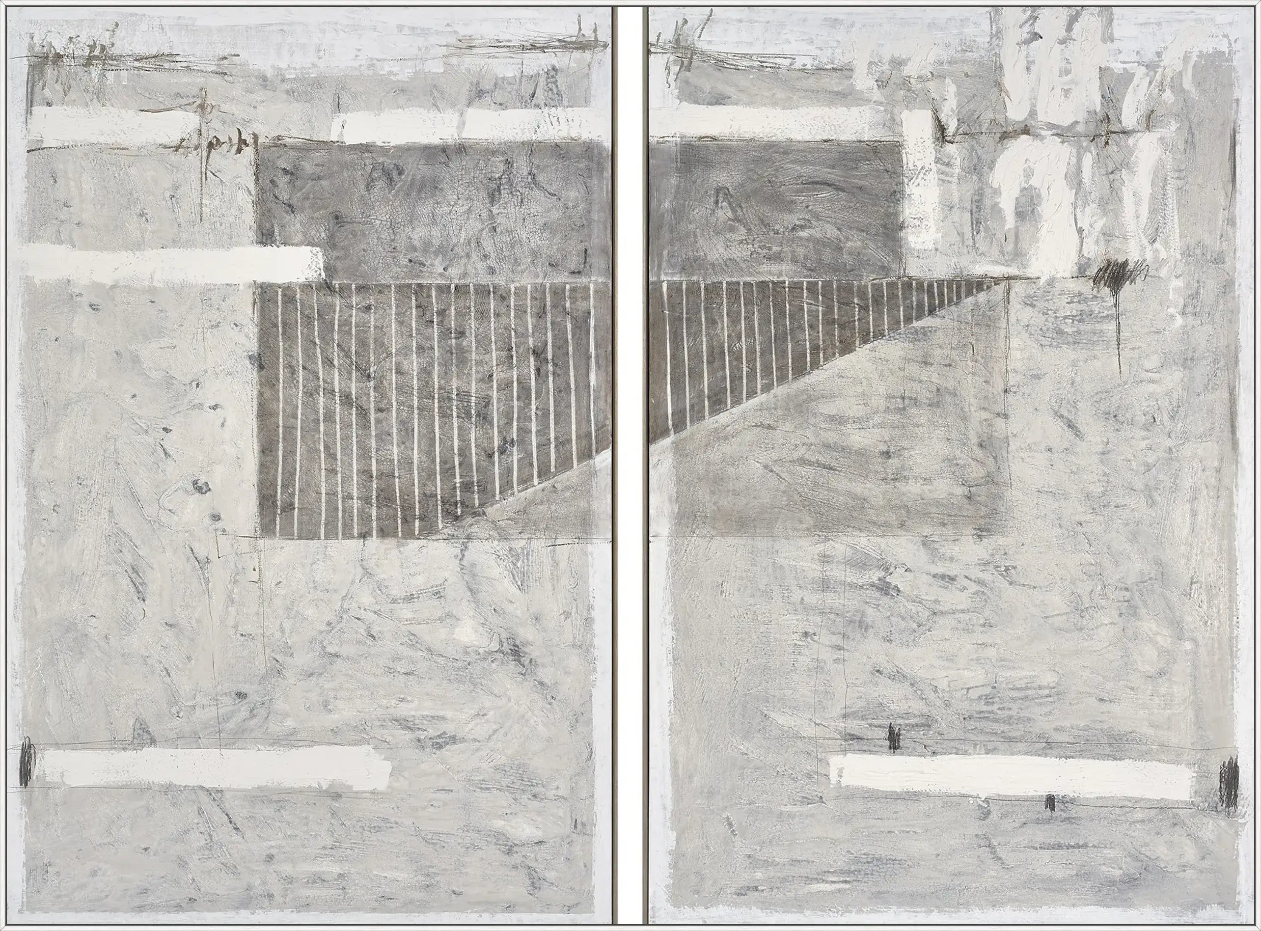 Wariant ramy | diego-serra-efeso-diptych | typ-oprawy-rama-l-standardowa-biala-czarna-szara-zlota-mokka-lub-betonowa | rama-biala-open-grain | prostokątne narożniki v12 webp