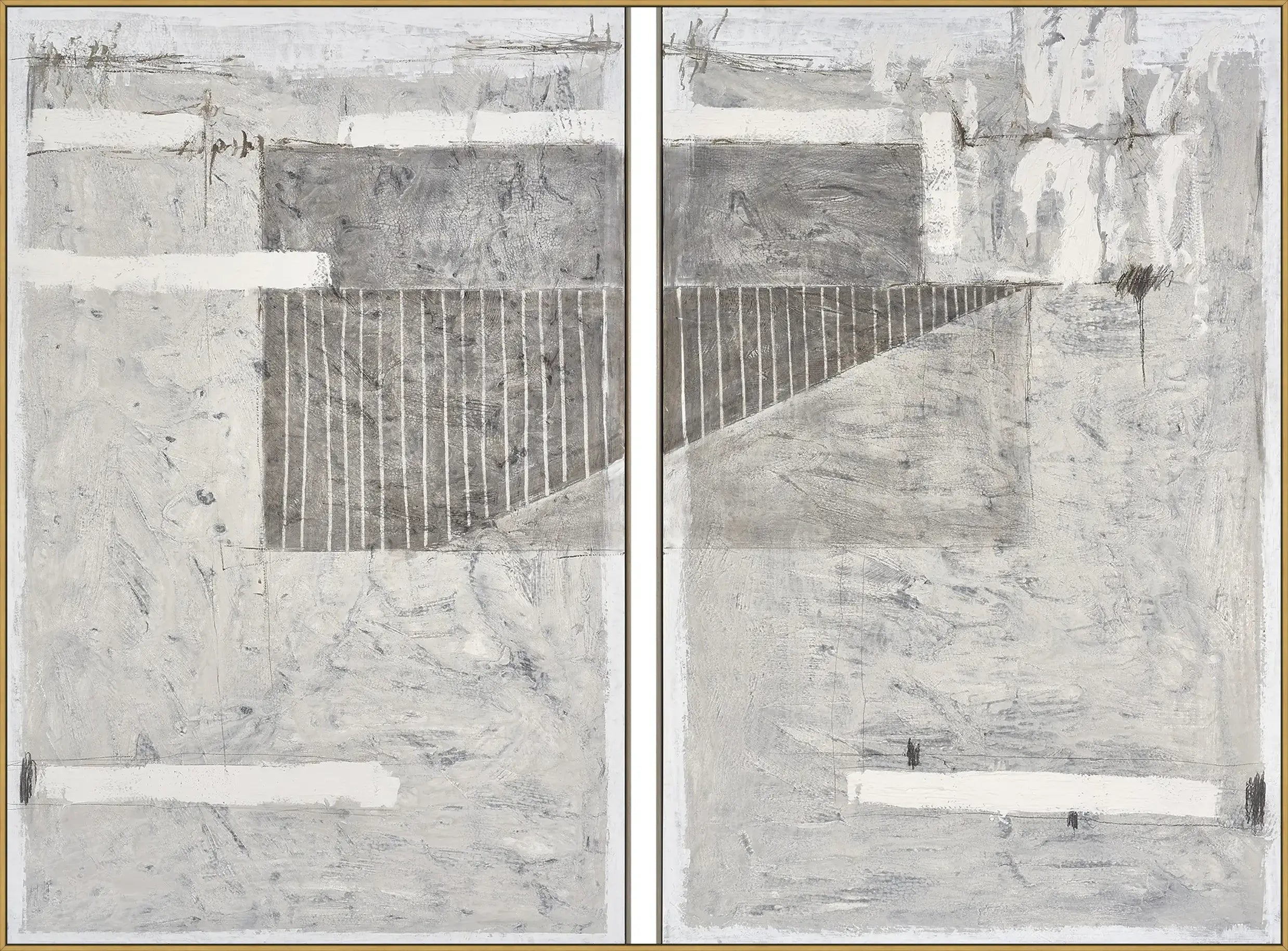 Wariant ramy | diego-serra-efeso-diptych | typ-oprawy-rama-l-standardowa-biala-czarna-szara-zlota-mokka-lub-betonowa | rama-zlota | prostokątne narożniki v12 webp