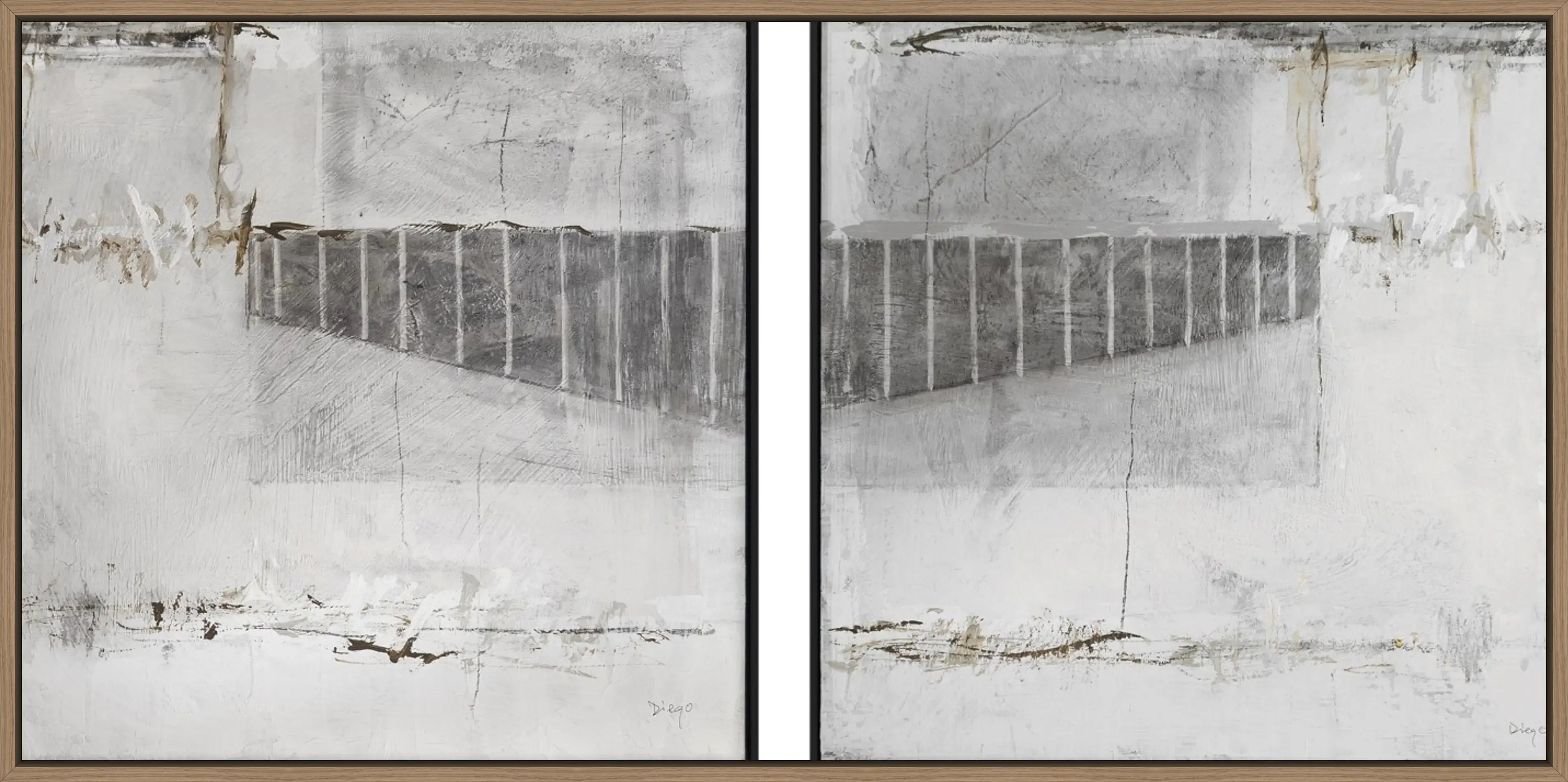 Wariant ramy | diego-serra-efeso-xs-diptych | typ-oprawy-rama-l-drewniana | rama-dab | prostokątne narożniki v14 webp