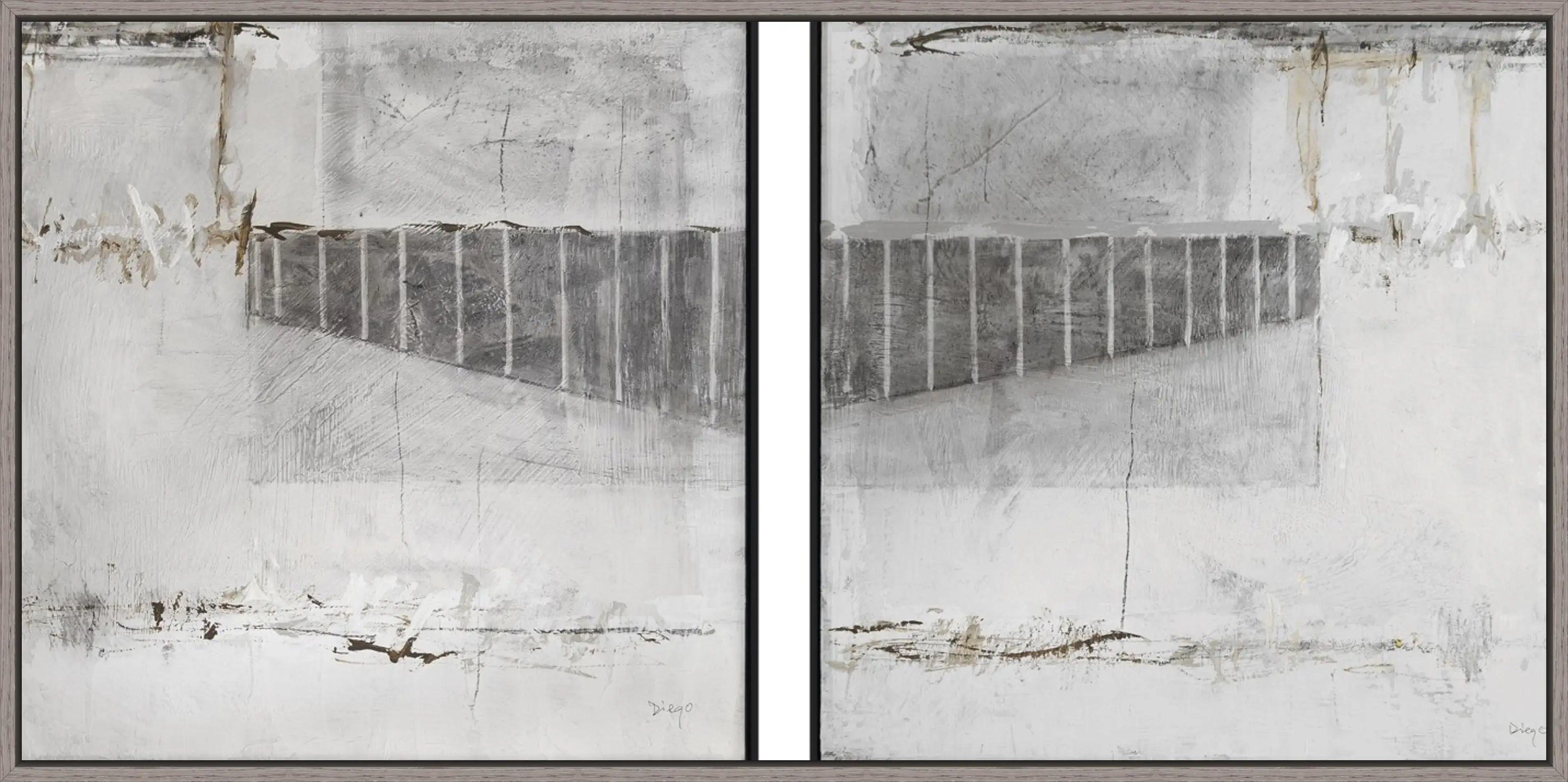 Wariant ramy | diego-serra-efeso-xs-diptych | typ-oprawy-rama-l-drewniana | rama-mink-grey | prostokątne narożniki v14 webp
