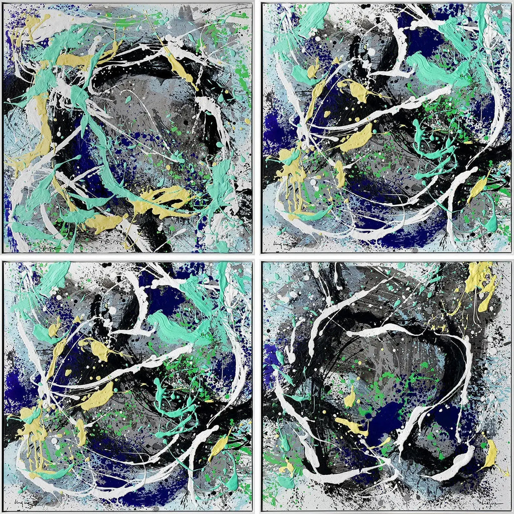 Materia Polyptych (4 Pieces) — Emilio Ferrer, sztuka współczesna, widok 1
