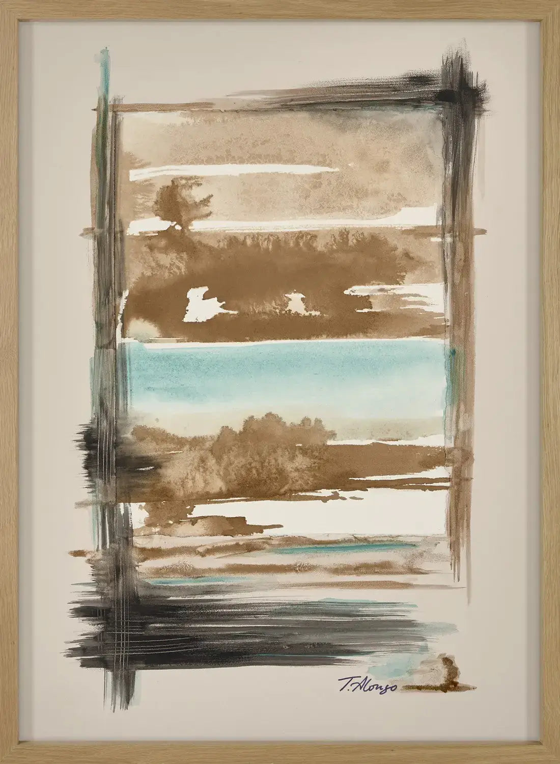 Omega 02 — Emilio Ferrer, kosmiczna abstrakcja, widok 1