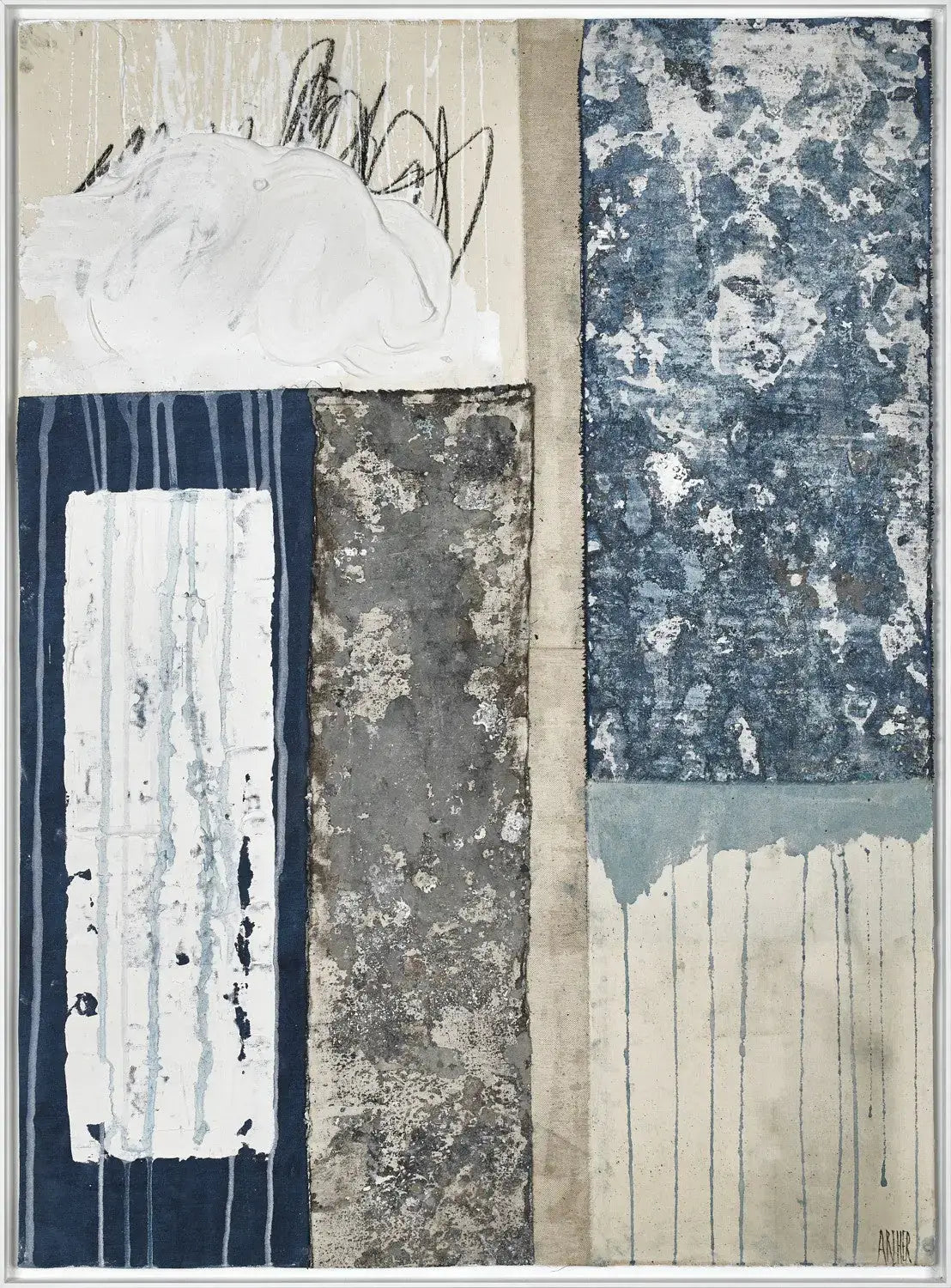 Cannes Bleu I — Robert Archer, abstrakcyjne wspomnienie miejsca, widok 1