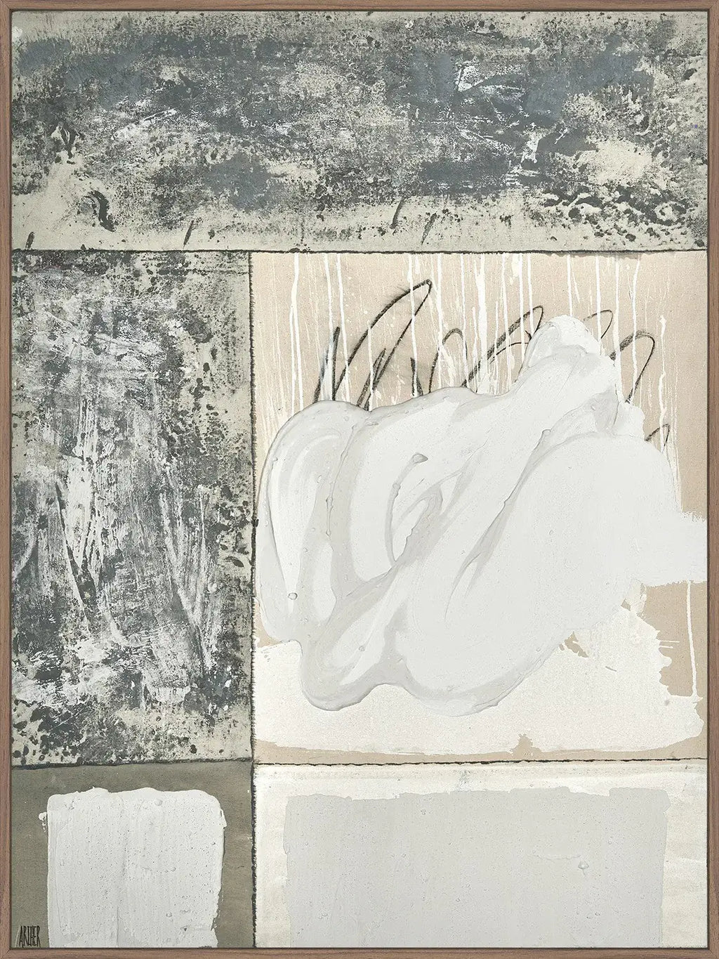 Cannes Grey I — Robert Archer, abstrakcyjne wspomnienie miejsca, widok 1