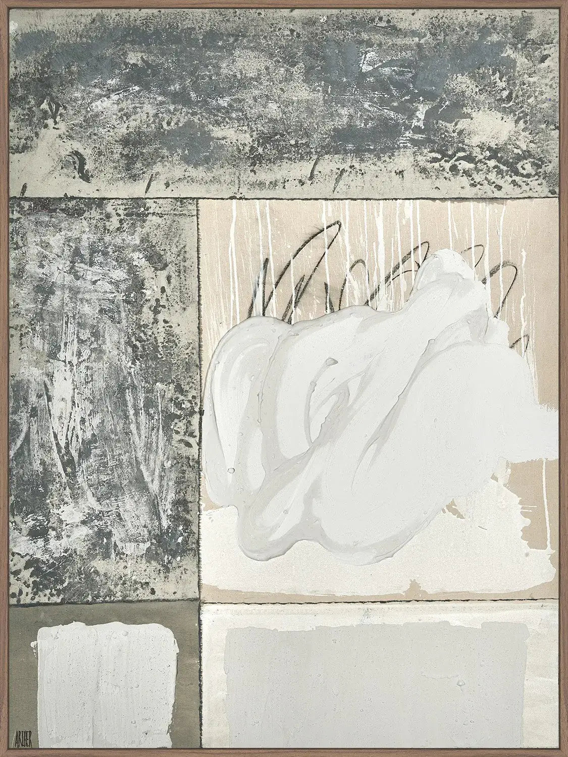 Cannes Grey I — Robert Archer, abstrakcyjne wspomnienie miejsca, widok 1