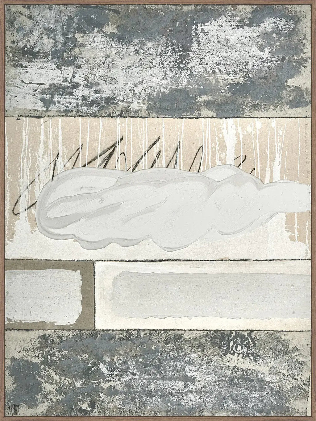 Cannes Grey II — Robert Archer, abstrakcyjne wspomnienie miejsca, widok 1