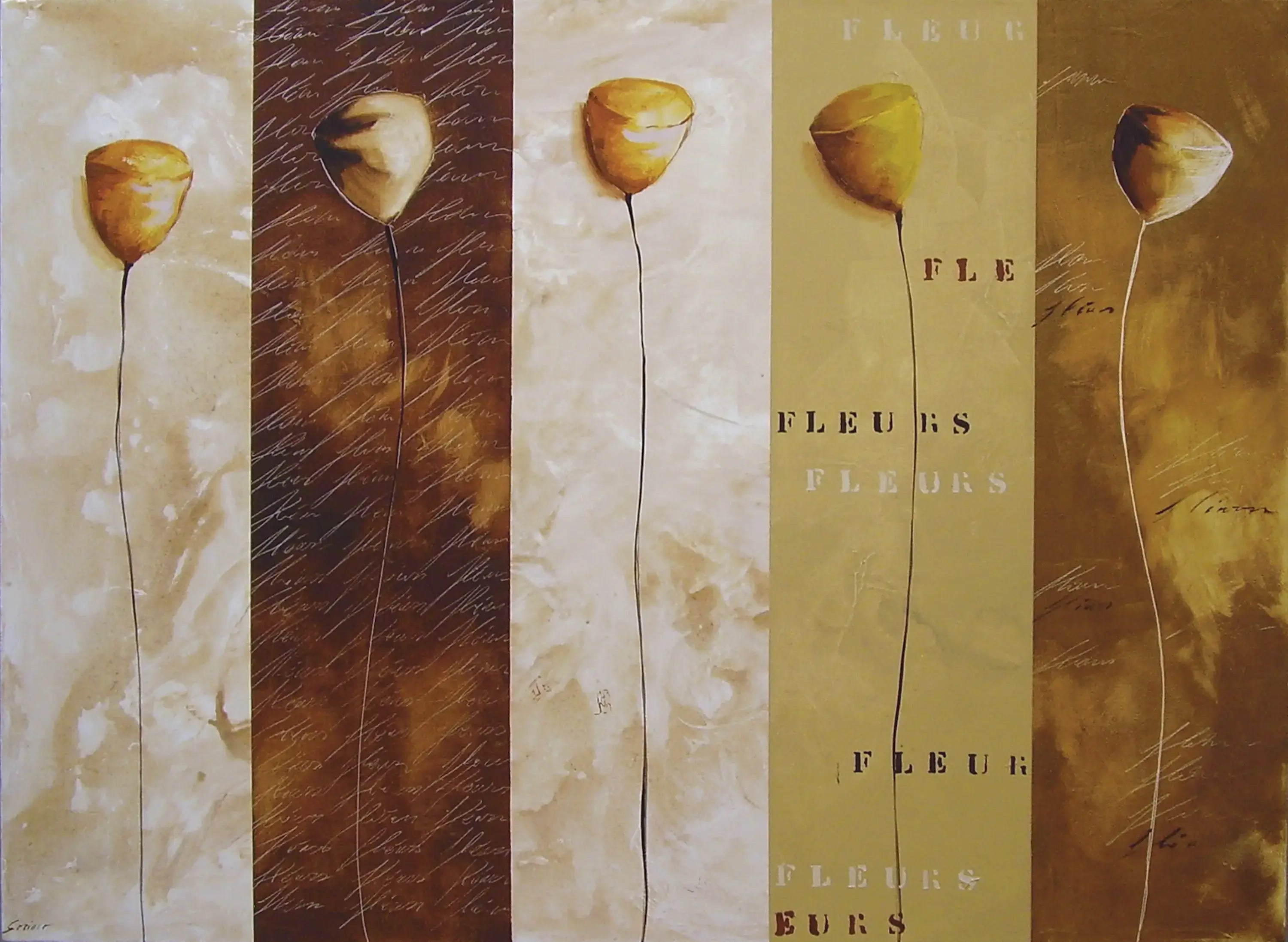 Fleurs — Vicente Soriano, motyw kwiatowy, widok 1